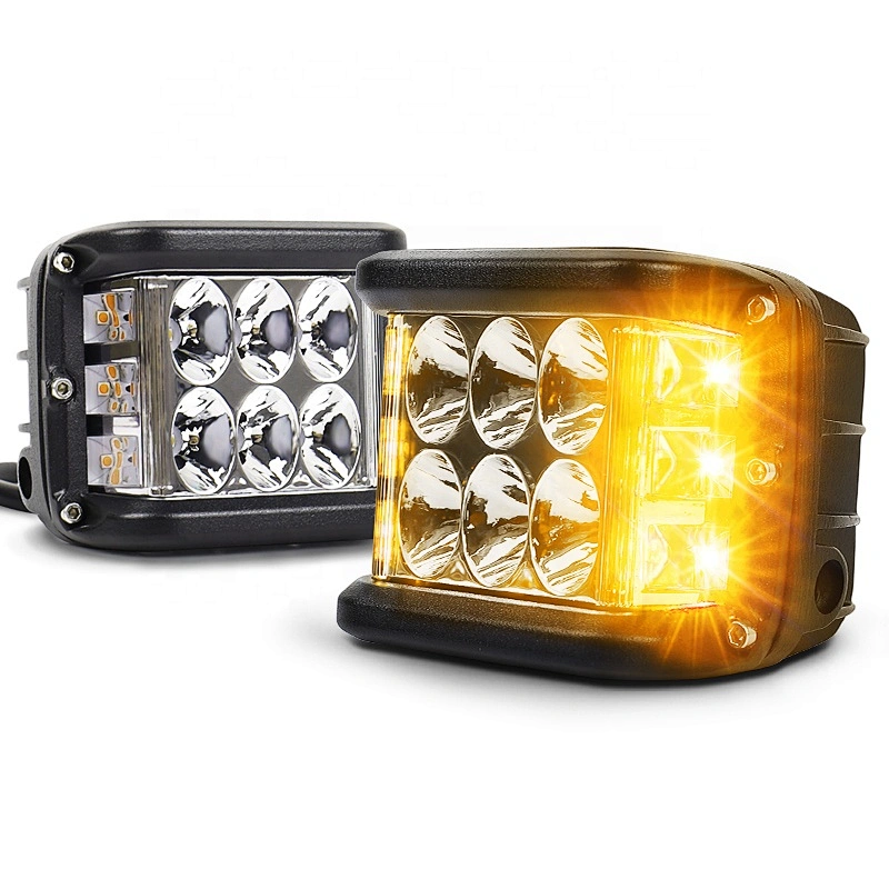 lamparas lamps luz faro lights led 3sides light 3colors para motocicleta tractor
