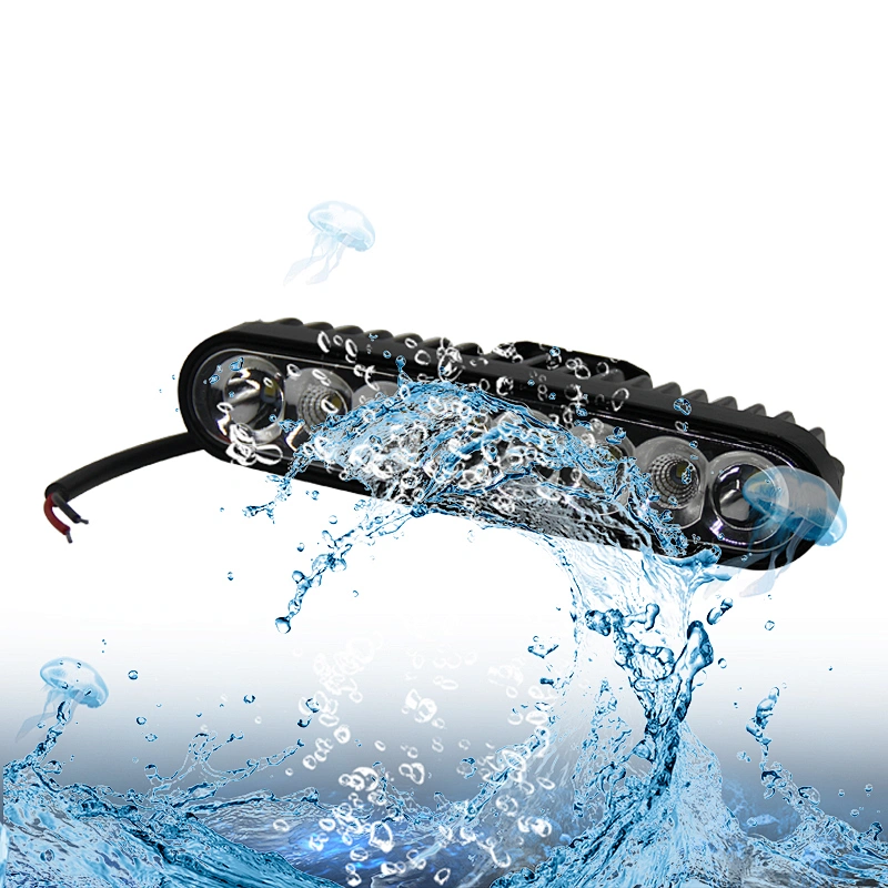 6 Inch Daytime Running Light Spotlight 18w 24w 60w 12v 24v Led Work Light Bar For Motorcycle Offroad 4x4 Atv Truck Tractor