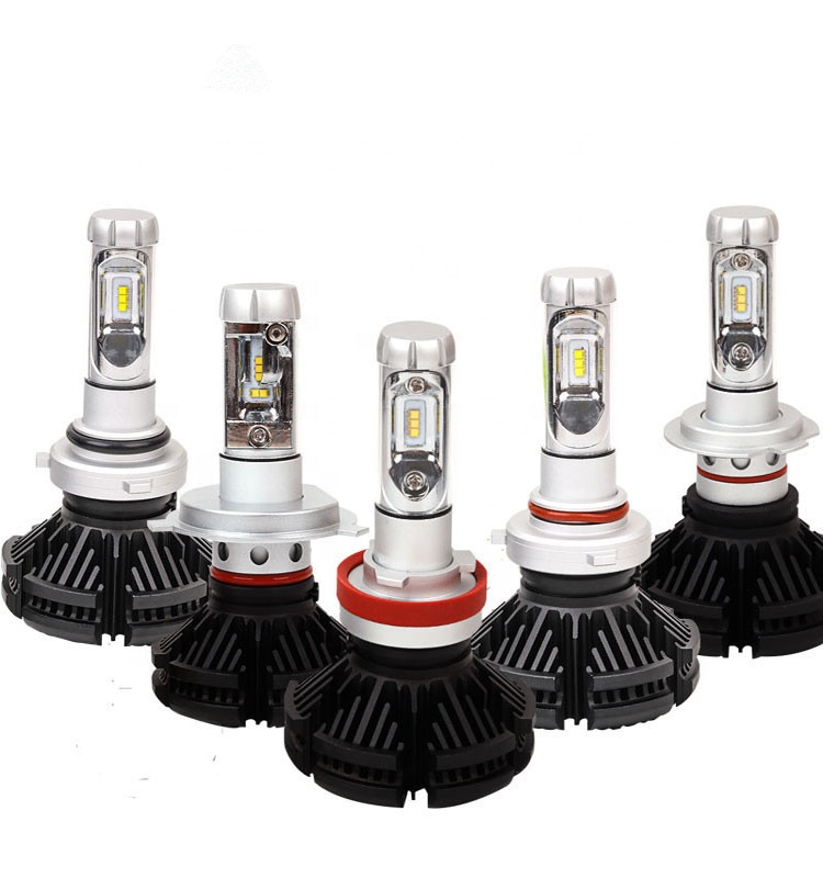 Cheapest X3 Kit De Luces Led Faros Auto H4 H7 9007 auto headlights luces de autobus