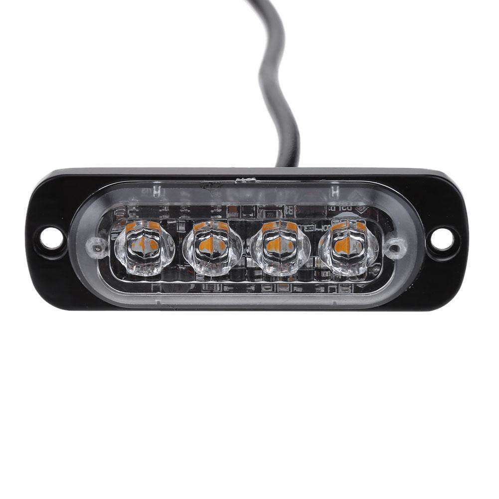 12/24 v 12W 4 SMD steady and strobe flashing light for trucks side light led side marker lights for trucks Super Bright
