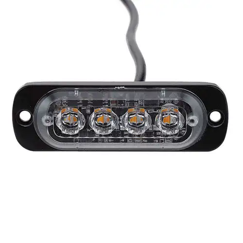 12/24 v 12W 4 SMD steady and strobe flashing light for trucks side light led side marker lights for trucks Super Bright