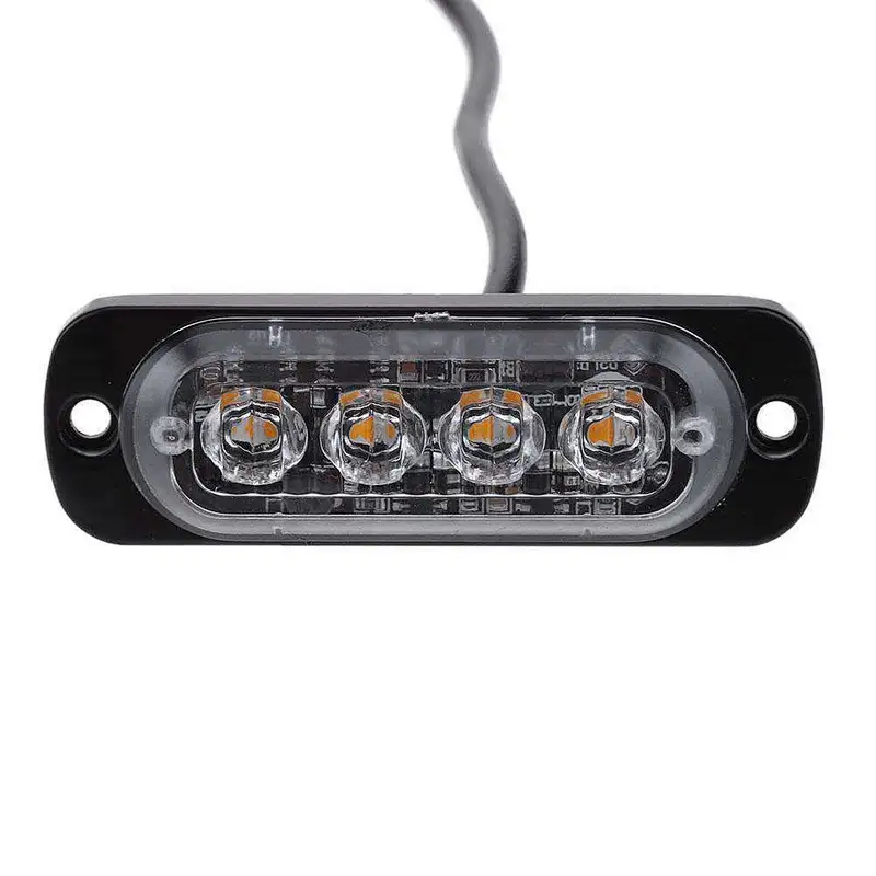 12/24 v 12W 4 SMD steady and strobe flashing light for trucks side light led side marker lights for trucks Super Bright