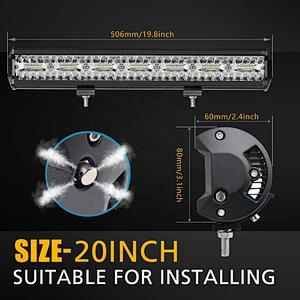 Offroad 4x4 Car Truck 420W  Led Light Bar LED 3ROWS LUZ LED AUTOMOTRIZ