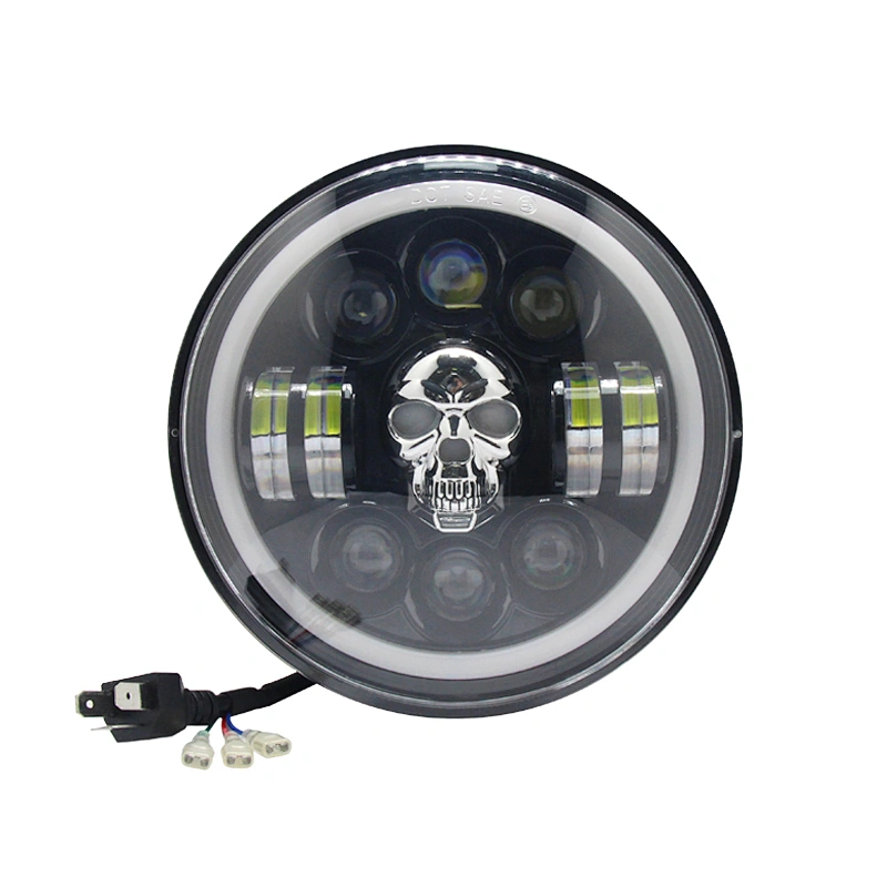 Factory  ip68 waterproof offroad driving beam offroad tractor car auto 7 inch led headlight for Jeep wrangler