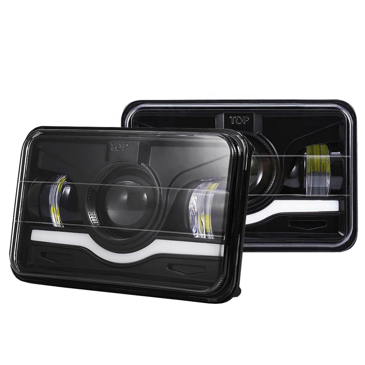 45w  Led Headlight  High Low Beam DRL Led DRL Amber Turn Signal