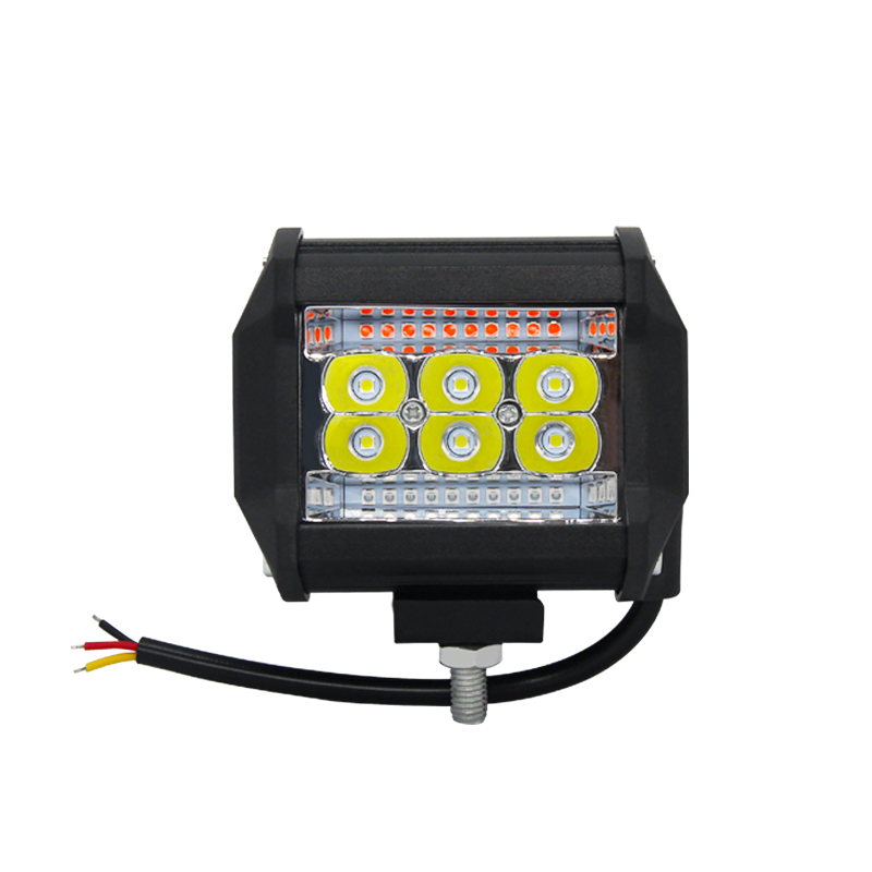 Hote Sale New Product Led Para Auto Yellow And White Led Auto Lighting System  Led Work Light Bar