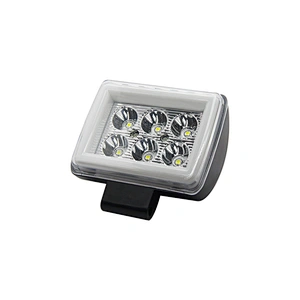 Factory Supply working light 4 inch 18W 6-Lamp double row high brightness LED automobile working light overhaul light motorcycle