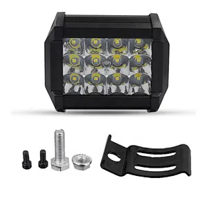 4inch Barras Cubos Led 36w Luz De Trabajo 12Focos 3 rows  OffRoad work Light bar Triple Row
