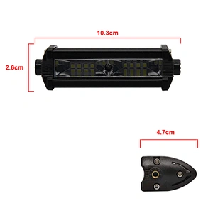 24w Led Light bar 12v 24v 4d high quality car Led  IP68 square offroad driving led work light for all cars