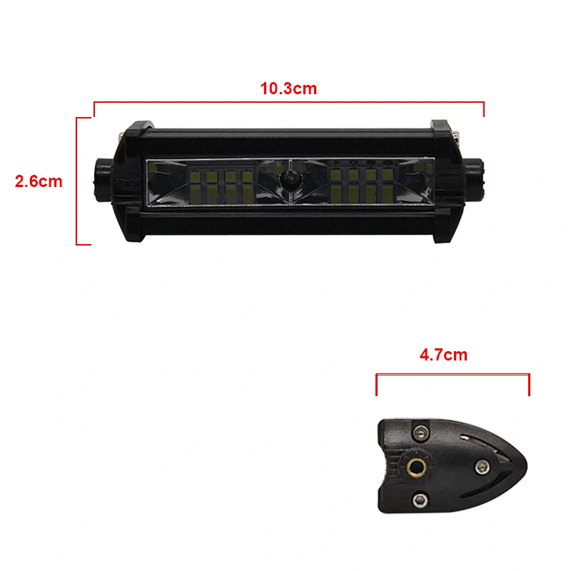 24w Led Light bar 12v 24v 4d high quality car Led  IP68 square offroad driving led work light for all cars