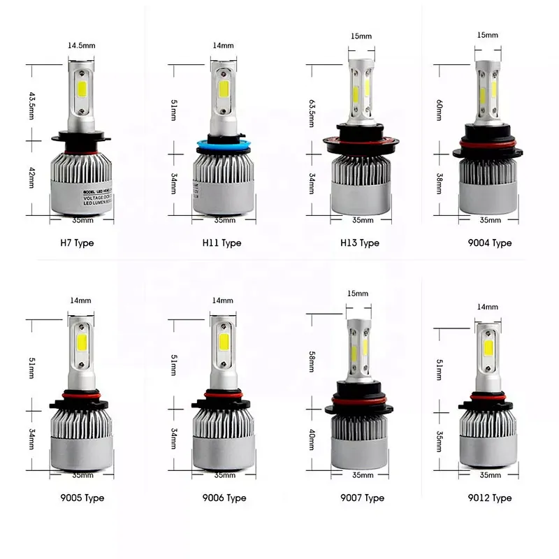 KIT Headlights 40w 80000k Luces Led Para  LED Para Faro de Moto Auto Camioneta Bus Camion de 40W