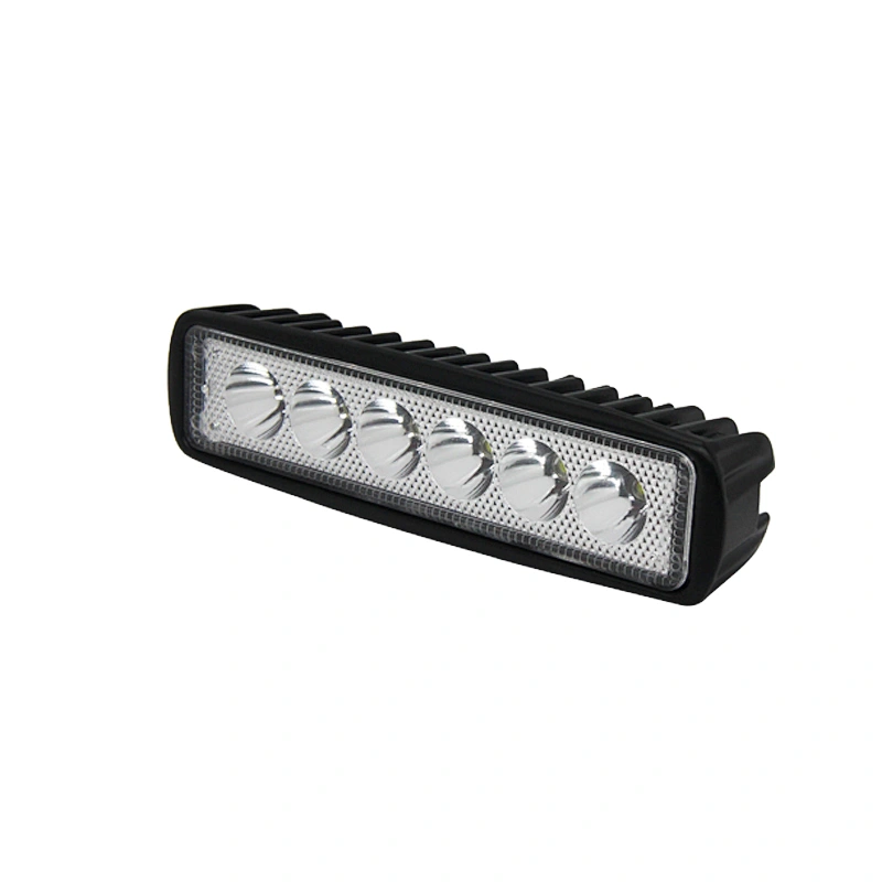 New Small Single Row 18w Led Strip Working Light Suv Modified Bar Light Roof Light 18w  Led Strip Lamp