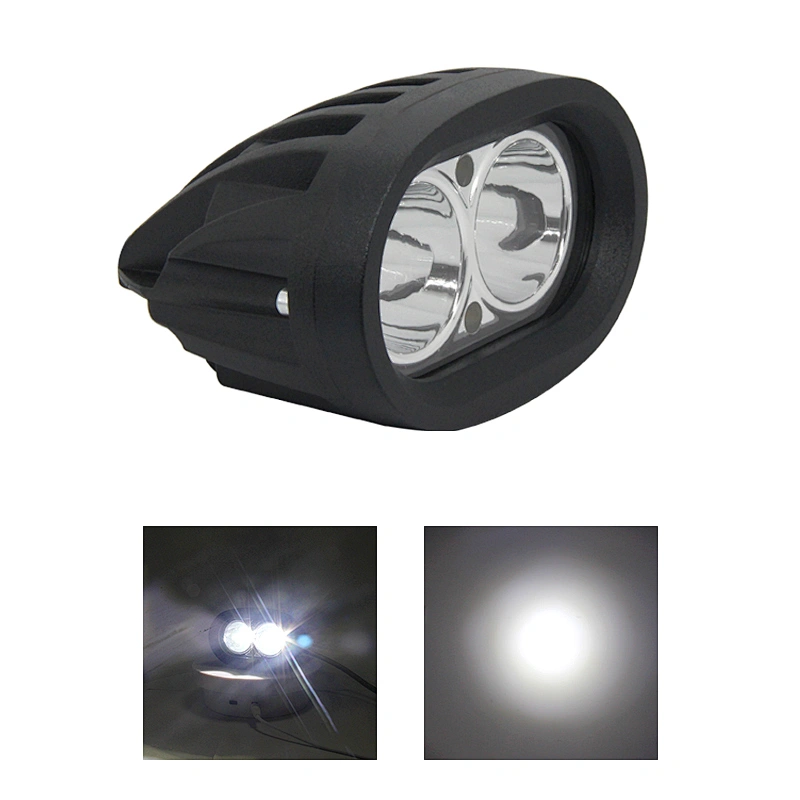 Factory Outlet Auto Lighting System Big Eye Oval LED Work Light With Lens Motorcycle Truck Auxiliary Headlight