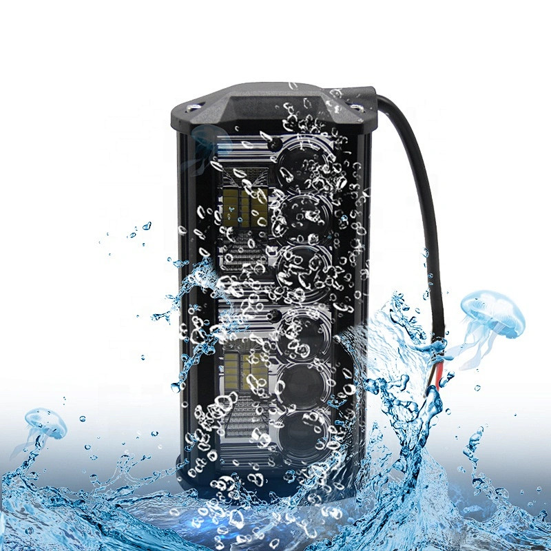 Luces led estrobatica blanca subwoofer barra led flash working light led luz faro para auto