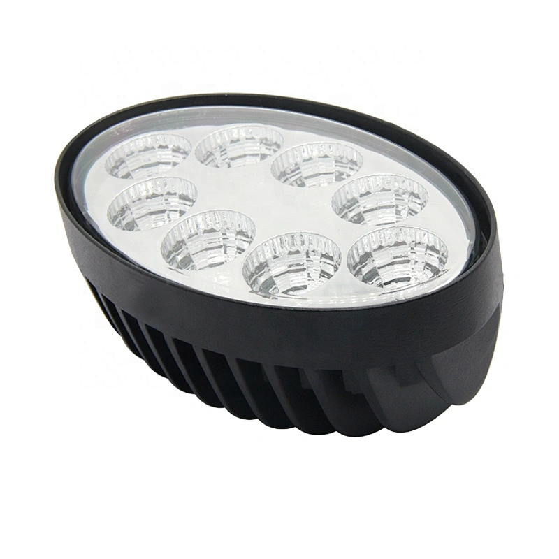 2021 luz trabajo para carros 24v 24w luz trasera ovalada leds delgando led work light for cars