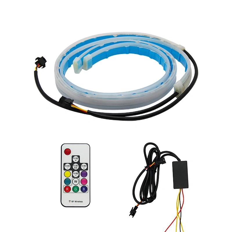 Drl Light Soft Article Lamp Flowing Flexible Universal 30cm 45cm 60cm Led Strip Led Daytime Running Light Flexible Led Strip