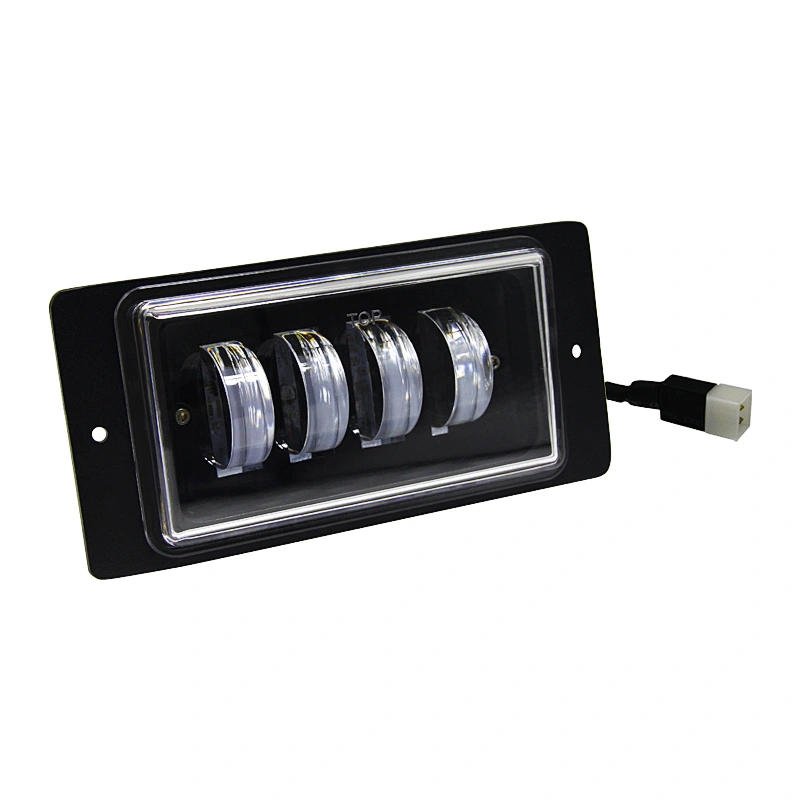 High quality 6500k-7000k white led fog light 4 inch 40w rectangle car fog light waterproof