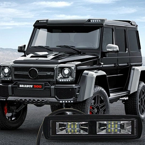 Daytime Running Light Spotlight 24W 12V 24V LED work Light Bar for Motorcycle Offroad 4x4 ATV Truck Tractor