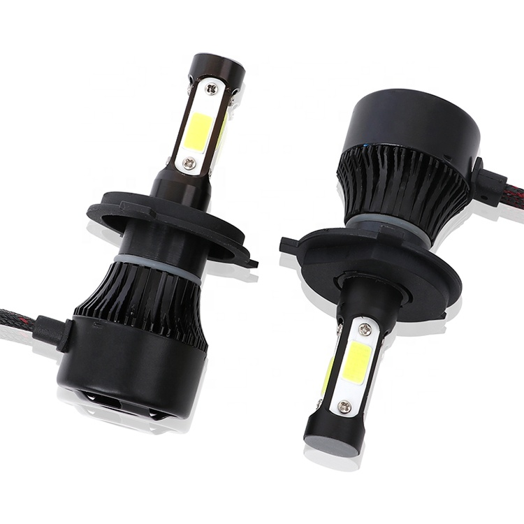 X7 h4 led light 4 sides 8000LM COB car led h4 h7 h1 headlights auto accessories