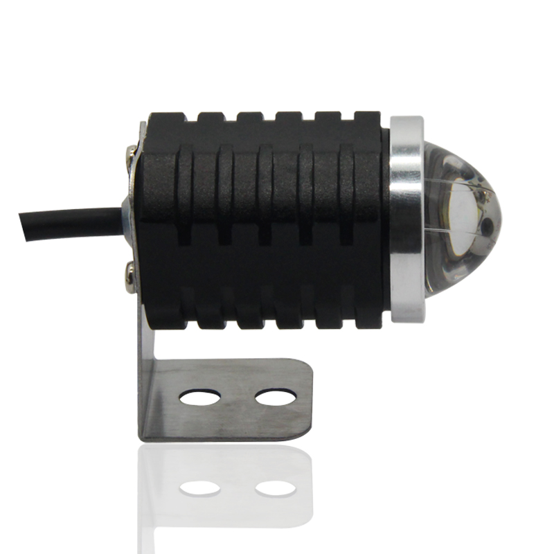 auto LED headlights bulb projector mini lens driving lights white yellow non-polar fisheye cateye motorcycle led headlight