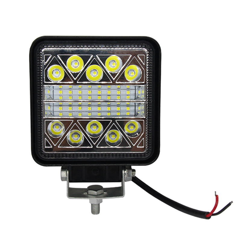 others car light accessories neblineros-led-para-4x4 12v42w Square 4*4 inches Suitable for truck and motorcycle driving lights