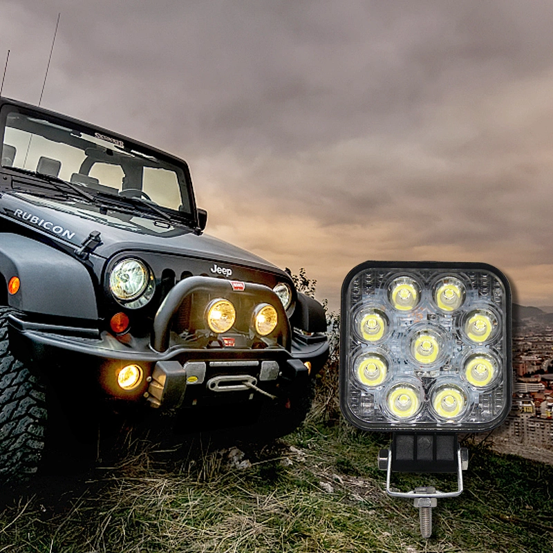 Mini 27w LED work light luces para auto led luz accesorios autos h4 led 12v 24v