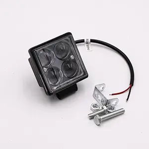 12W 9-30V IP67 LED Light Auto Lamp Fog Light Work Light Bar Off Road ATV Tractor Train Bus Boat Spotlight
