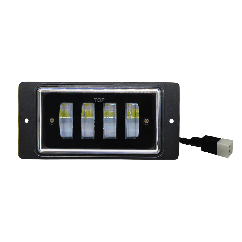 High quality 6500k-7000k white led fog light 4 inch 40w rectangle car fog light waterproof