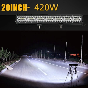 Offroad 4x4 Car Truck 420W  Led Light Bar LED 3ROWS LUZ LED AUTOMOTRIZ