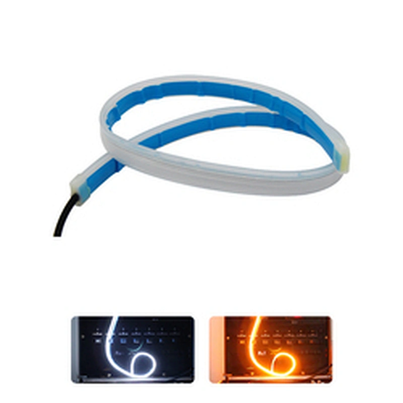 Drl Light Soft Article Lamp Flowing Flexible Universal 30cm 45cm 60cm Led Strip Led Daytime Running Light Flexible Led Strip