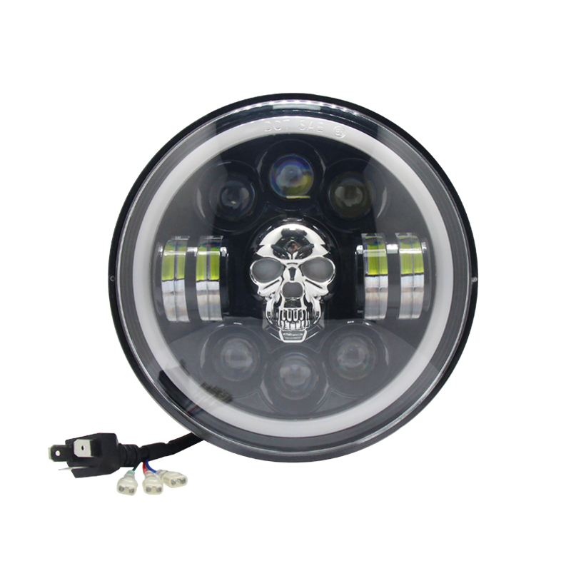 High Brightness 7 Inch H13 H4 Car Led Headlights For Jeep Harley Wrangler