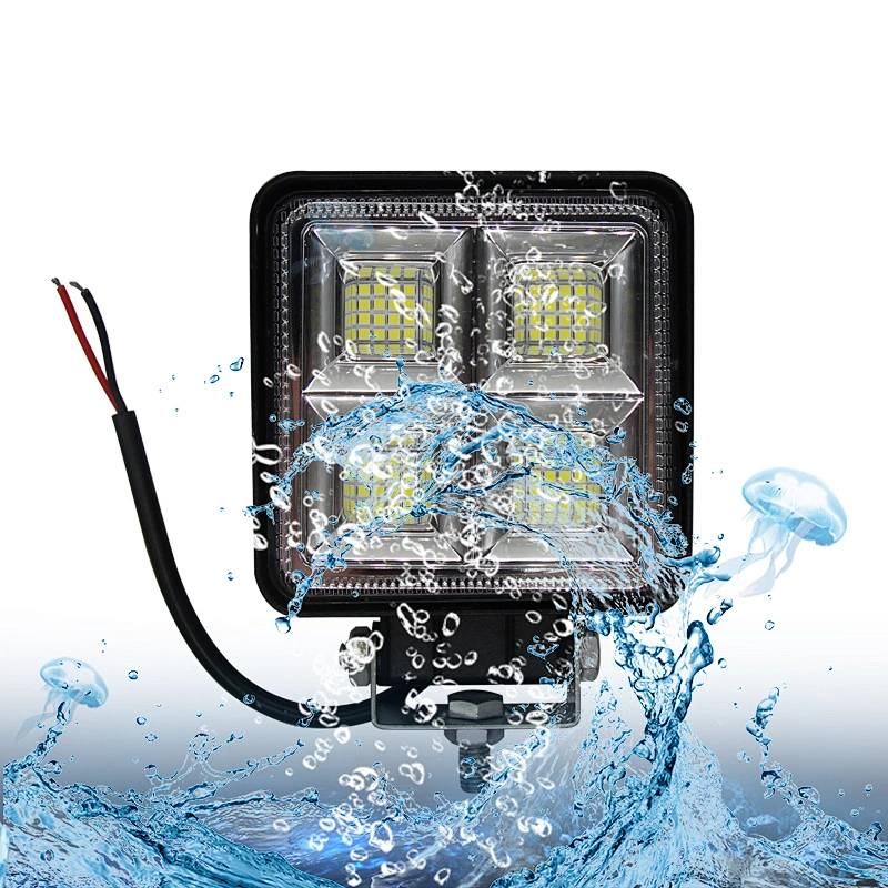 Bright led square work lights with four tubes car accessories JR-56F-48W lamps