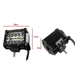 iluminacion AUXILIAR  focos  led para auto focos auxiliar led auto  4 inch led bar auto