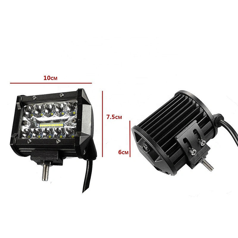 iluminacion AUXILIAR  focos  led para auto focos auxiliar led auto  4 inch led bar auto