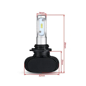 S1 carro veiculos automotriz bombillos led para autos car led headlights high beam H4 9005 50W CSP