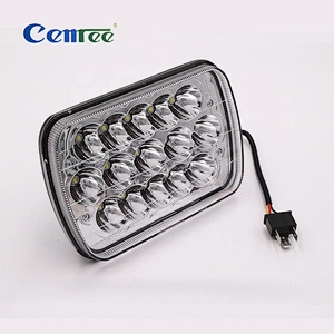 High Low Beam  truck headlight 7 inch 5x7 7x6 led headlight square offroad headlight led