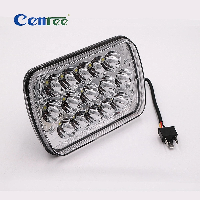 High Low Beam  truck headlight 7 inch 5x7 7x6 led headlight square offroad headlight led