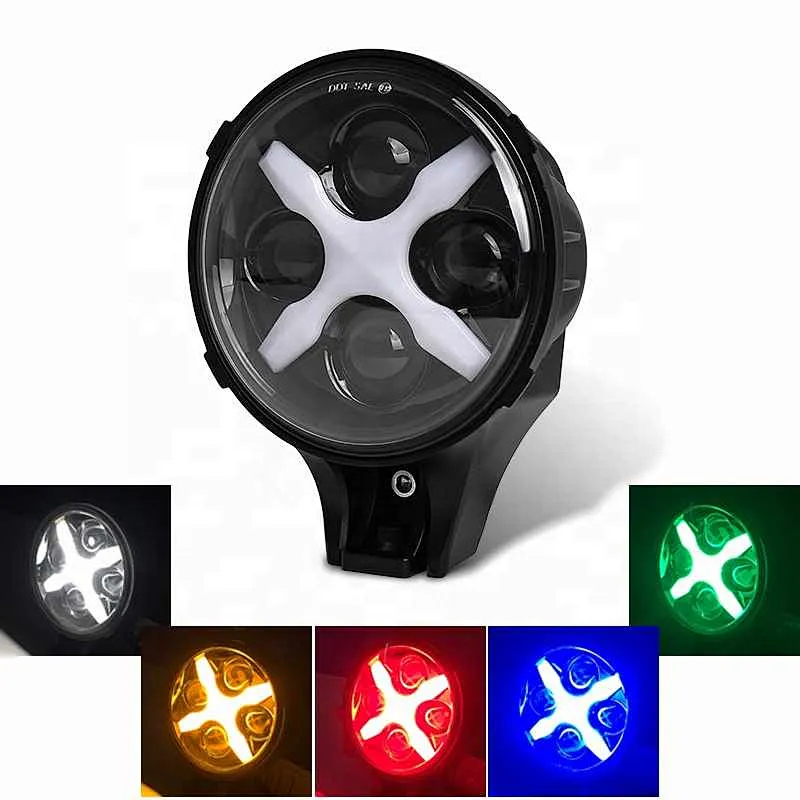 20121 60w Car LED Work Light  X Angel Eyes DRL Fog Driving for Off-road 4x4 vehicle trucks