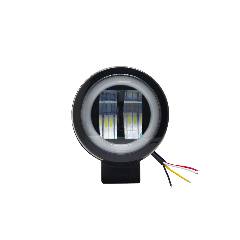 New Product Hot Sale Factory Price LED Car Light O Type 20W White Blue Strobe Suitable For Cars  Motorcycles
