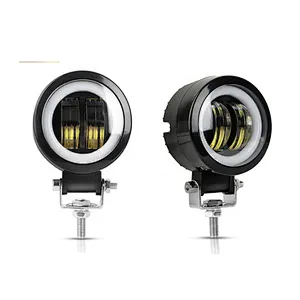 Faro 20w led iluminacion neblinero work light led lights off road focos led para trailer