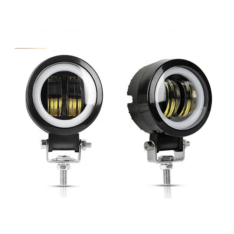 Faro 20w led iluminacion neblinero work light led lights off road focos led para trailer