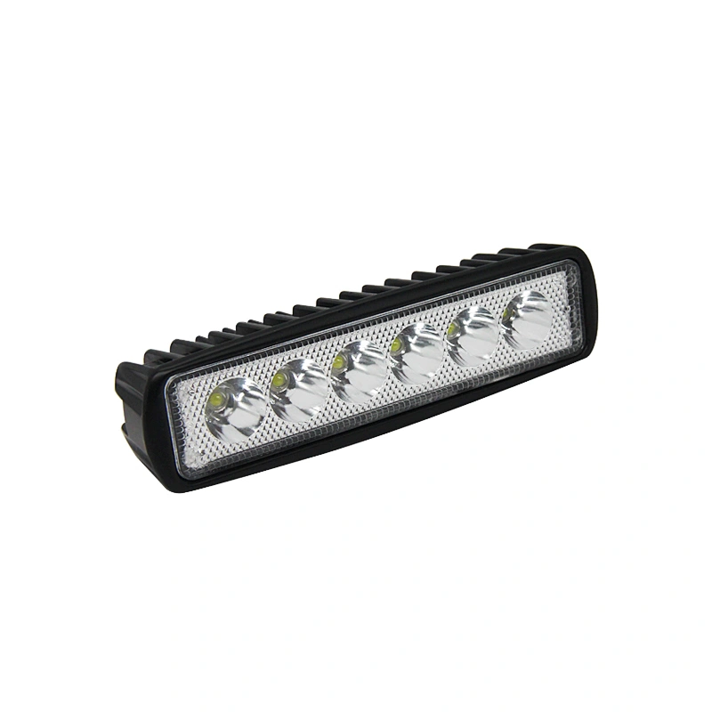 New Small Single Row 18w Led Strip Working Light Suv Modified Bar Light Roof Light 18w  Led Strip Lamp