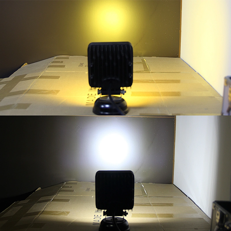Square 126W Car  LED Work Light Yellow White 3000K 6000K Spot Lights for Truck  4x4 Offroad ATV UTV Tractor Auto Car Accessories