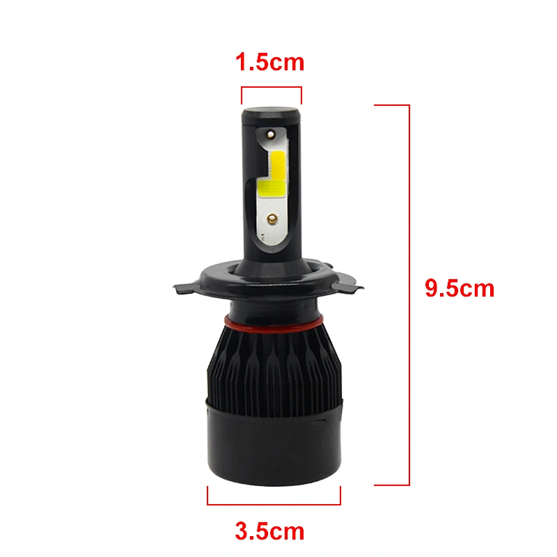 Pair 3 colors Super Bright 6000LM LED Headlight Bulb H1 H3 H4 H7 H11 9005 9006 880 881 LED Canbus Light Bulb For Cars