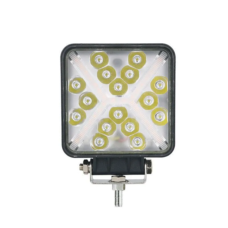 Car truck boat 48W Square led work light bar flashing working lamp Spotlight for truck boat 4X4 AUTO offrod running vehicle
