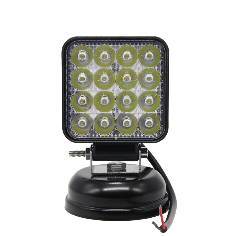 Accesorios Para Cars Square 48w Mini Led Work Light 12v 24v Off Road Flood Spot Lamp For Car Truck Suv 4wd
