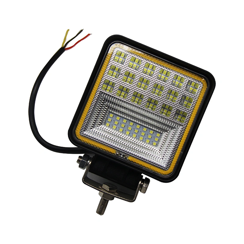 45w Working led light square yellow white lighting fila high power led luz luces para carro