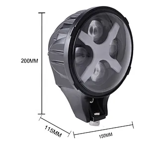 TRACTORES COSECHADORAS MAQUINAS VIALES alta potencia X TRUCK  car led work light