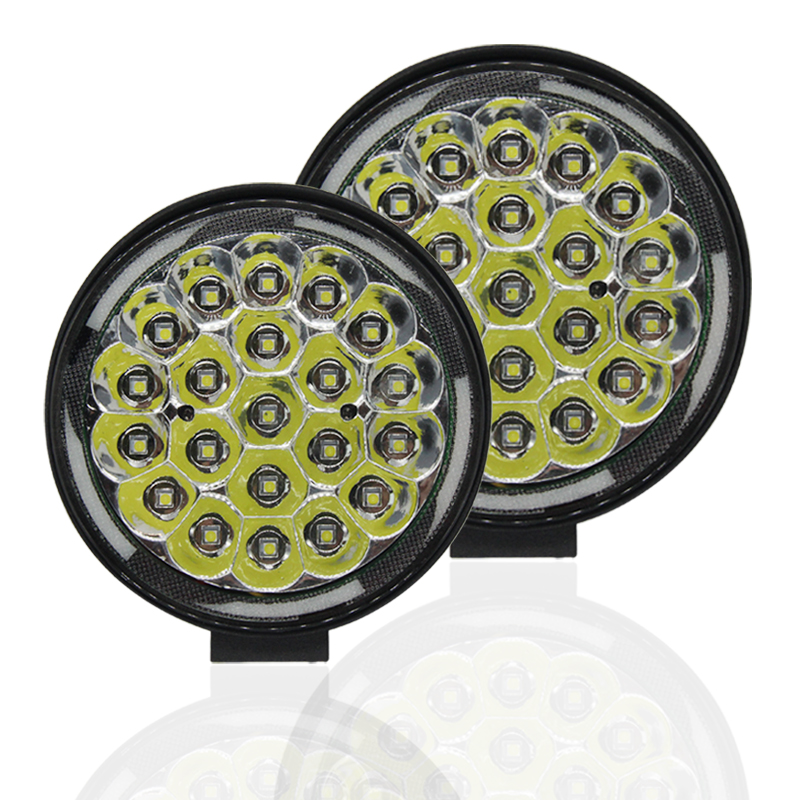 Factory Price Tractor Parts Waterproof 63w 12v-80v Led Tractor Work Light RGB Flashing Working Light