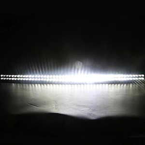 50 inch led bar 120W 180W 288W Led-lichtbalk Gebogen Spot Flood off road 12 V 24 V 96x3 W 4D Auto ATV 4x4 Offroad UTE Truck DRL